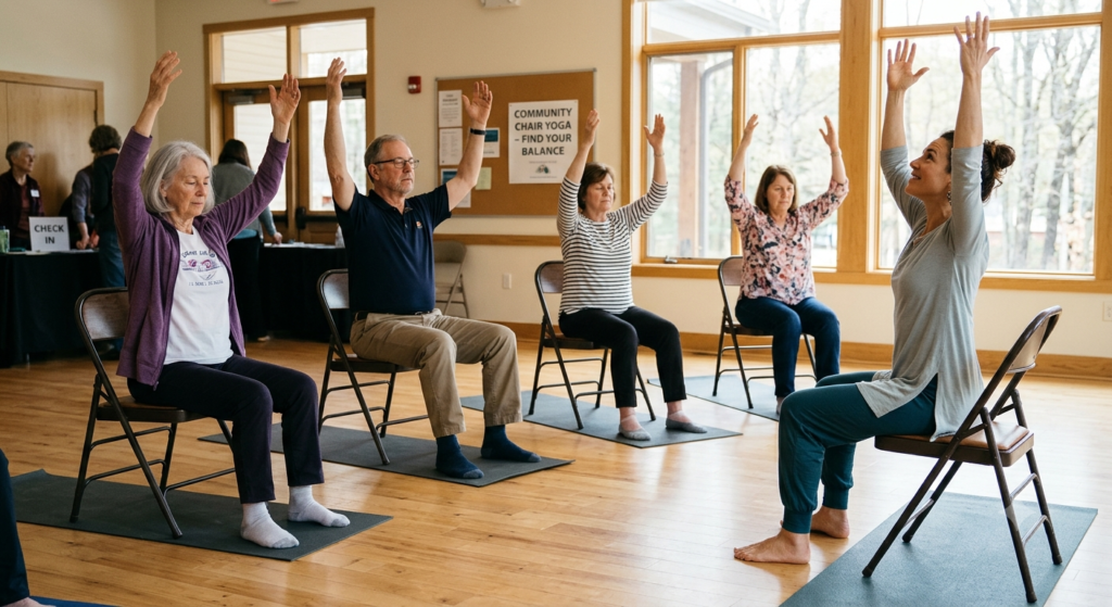 chair yoga for beginners